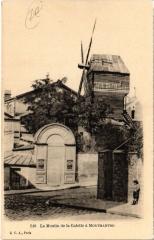 Carte postale ancienne Le Moulin de la Galette à Montmartre
                                                                     à Paris 18e
                                