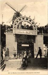Carte postale ancienne Montmartre - Le Moulin de la Galette
                                                                     à Paris 18e
                                