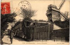 Carte postale ancienne Montmartre - Chemin Champêtre
                                                                     à Paris 18e
                                