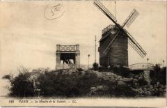 Carte postale ancienne Le Moulin de la Galette
                                                                     à Paris 18e
                                