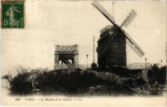 Carte postale ancienne Le Moulin de la Galette
                                                                     à Paris 18e
                                
