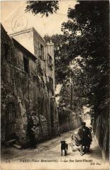 Carte postale ancienne Vieux Montmartre - La Rue Saint-Vincent
                                                                     à Paris 18e
                                