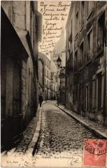 Carte postale ancienne Rue Saint-Rustique
                                                                     à Paris 18e
                                