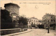 Carte postale ancienne Ancien Réservoir de Montmartre (Rue Lepic)
                                                                     à Paris 18e
                                