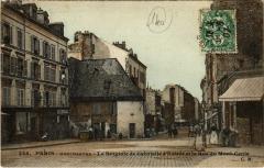 Carte postale ancienne Montmartre - L'ancienne Bergerie de Gabrielle d'Estrée et la Rue du Mont-Cenis
                                                                     à Paris 18e
                                