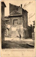 Carte postale ancienne Montmartre - Un coin des rues du Mont-Cenis et Saint-Vincent
                                                                     à Paris 18e
                                
