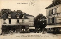 Carte postale ancienne Place du Mont-Cenis
                                                                     à Paris 18e
                                