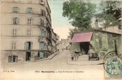 Carte postale ancienne Montmartre - Coin Saint-Vincent et Girardon
                                                                     à Paris 18e
                                