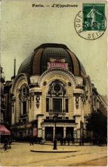 Carte postale ancienne L'Hippodrome
                                                                     à Paris 18e
                                