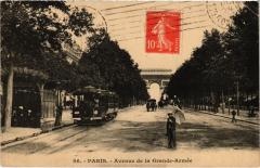 Carte postale ancienne Avenue de la Grande-Armée
                                                                     à Paris 16e
                                