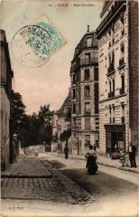 Carte postale ancienne Rue Girardon
                                                                     à Paris 18e
                                