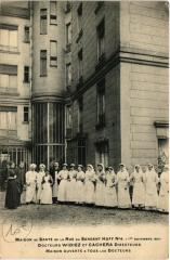 Carte postale ancienne Maison de Santé de la Rue du Sergent Hoff
                                                                     à Paris 17e
                                