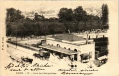 Carte postale ancienne Gare des Batignolles
                                                                     à Paris 17e
                                
