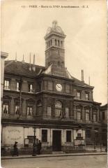 Carte postale ancienne Mairie du XVIIe Arrondissement
                                                                     à Paris 17e
                                