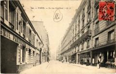 Carte postale ancienne La rue Cardinet
                                                                     à Paris 17e
                                