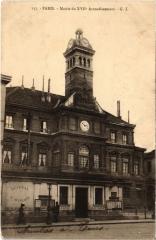 Carte postale ancienne Mairie du XVIIe Arrondissement
                                                                     à Paris 17e
                                