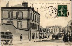 Carte postale ancienne Messageries de l'Ouest - Rue Cardinet
                                                                     à Paris 17e
                                