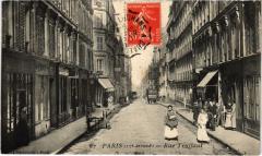 Carte postale ancienne Rue Truffaut
                                                                     à Paris 17e
                                