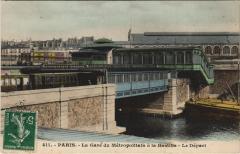 La Gare du Métropolitain à la Bastille - Le Départ à Paris 4e