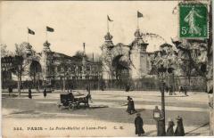 Carte postale ancienne La Porte Maillot et Luna Park
                                                                     à Paris 17e
                                