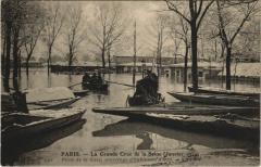 La Grande Crue de la Seine - Porte de la Gare, sauvetage d'habitants d'Ivry à Paris 13e