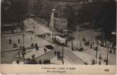 L'Orage Du 15 Juin a Paris (8e) La Place Saint-Augustin à Paris 8e