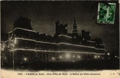 Paris (4e) - La Nuit Hotel de Ville illuminé à Paris 4e