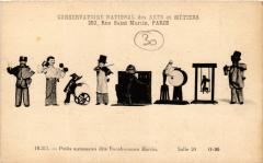 Paris (3e) - Cnam - Petits automates dits Bonshommes Martin à Paris 3e