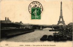 Paris 7e-Vue prise du Pont de Grenelle à Paris 7e