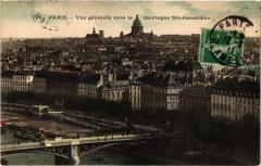 Paris vue générale vers la Montagne Sainte-Genevieve
