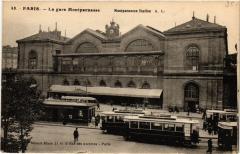 Carte postale ancienne La gare Montparnasse
                                                                     à Paris 6e
                                