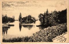 Carte postale ancienne Bois de Boulogne - Le Grand Lac
                                                                     à Paris 16e
                                