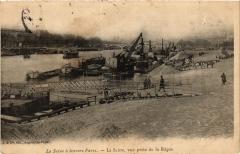 Carte postale ancienne La Seine, vue de la Râpée
                                                                     à Paris 12e
                                
