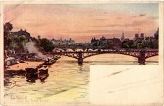Paris La Seine vue du Pont Royal