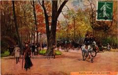 Carte postale ancienne Le Bois de Boulogne
                                                                     à Paris 16e
                                