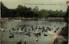 Bois de Boulogne - Le Grand Lac à Paris 16e