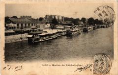 Carte postale ancienne Station du Point du Jour
                                                                     à Paris 15e
                                