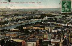 Paris Panorama des paris, vue prise de la Tour Eiffel