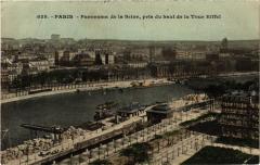 Paris Panorama de la Seine pris du haut de la Tour Eiffel