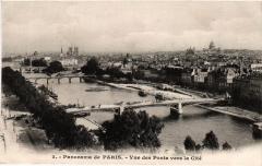 Paris vue des Ponts vers la Cité