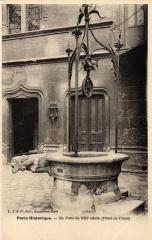 Paris 5e-Paris historique-Puits du XIIe siécle à Paris 5e