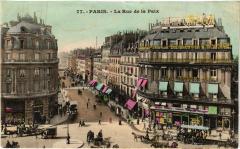 Paris 2e-La rue de la Paix à Paris 2e