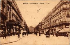 Paris 2e-Avenue de l'Opéra à Paris 2e