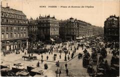 Paris 2e-Place et Avenue de l'Opéra à Paris 2e