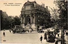Paris 6e Paris-Fontaine et Place Saint-Michel à Paris 6e
