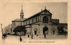 Carte postale ancienne Eglise Notre-Dame-de-Clignancourt
                                                                     à Paris 18e
                                