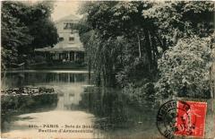 Bois de Boulogne - Pavillon d'Armenonville à Paris 16e