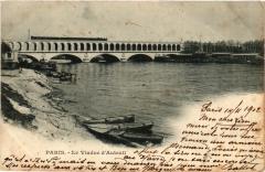 Carte postale ancienne Le Viaduc d'Auteuil
                                                                     à Paris 16e
                                