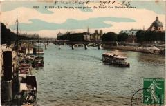 Paris 6e Paris-La seine, vue prise du Pont des Sts-Péres à Paris 6e
