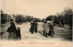 Avenue du Bois de Boulogne - Porte Dauphine à Paris 16e